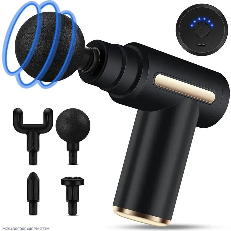 Mini Rechargeable Massager Gun Multicolor ABS