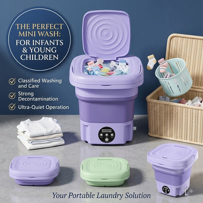 Compact Portable Washing Machine: Your Perfect Laundry Companion on the Go