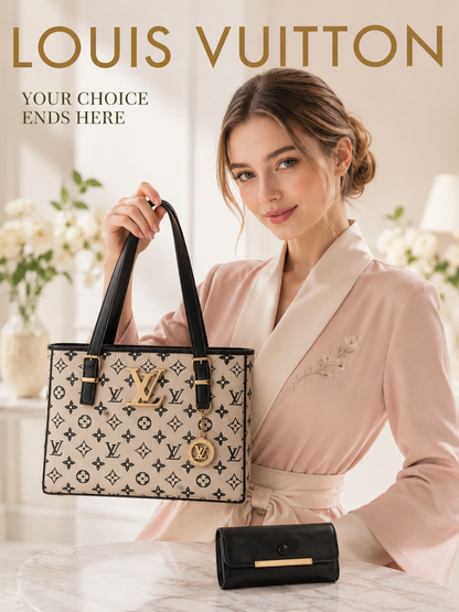Elevate Your Style with the Louis Vuitton Women's Shoulder Bag Set