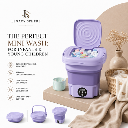 Compact Portable Washing Machine: Your Perfect Laundry Companion on the Go