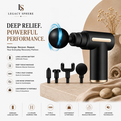Portable Mini Massage Gun: Instant Relief Anytime, Anywhere