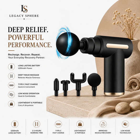 Portable Mini Massage Gun: Instant Relief Anytime, Anywhere