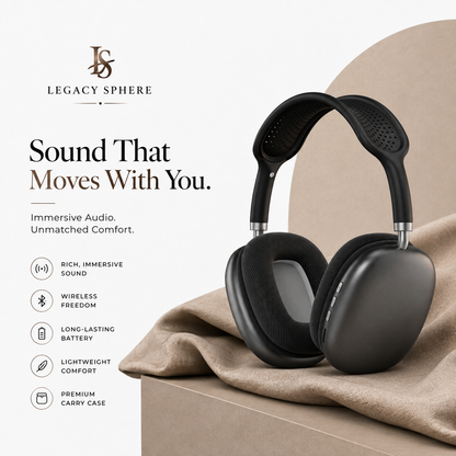 Premium Wireless Headphones: Immerse Yourself in Exceptional Sound and Comfort