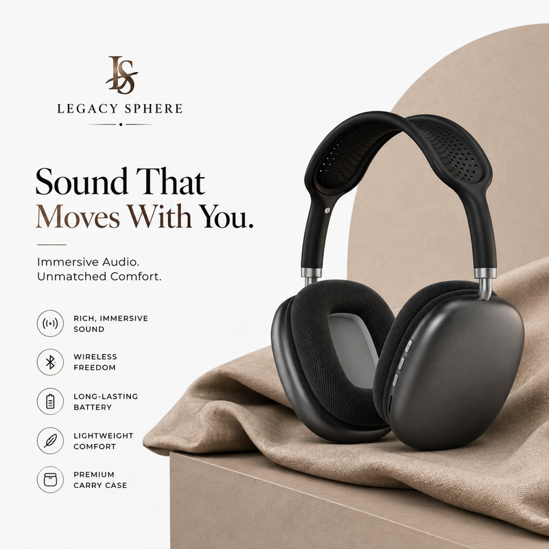 Premium Wireless Headphones: Immerse Yourself in Exceptional Sound and Comfort