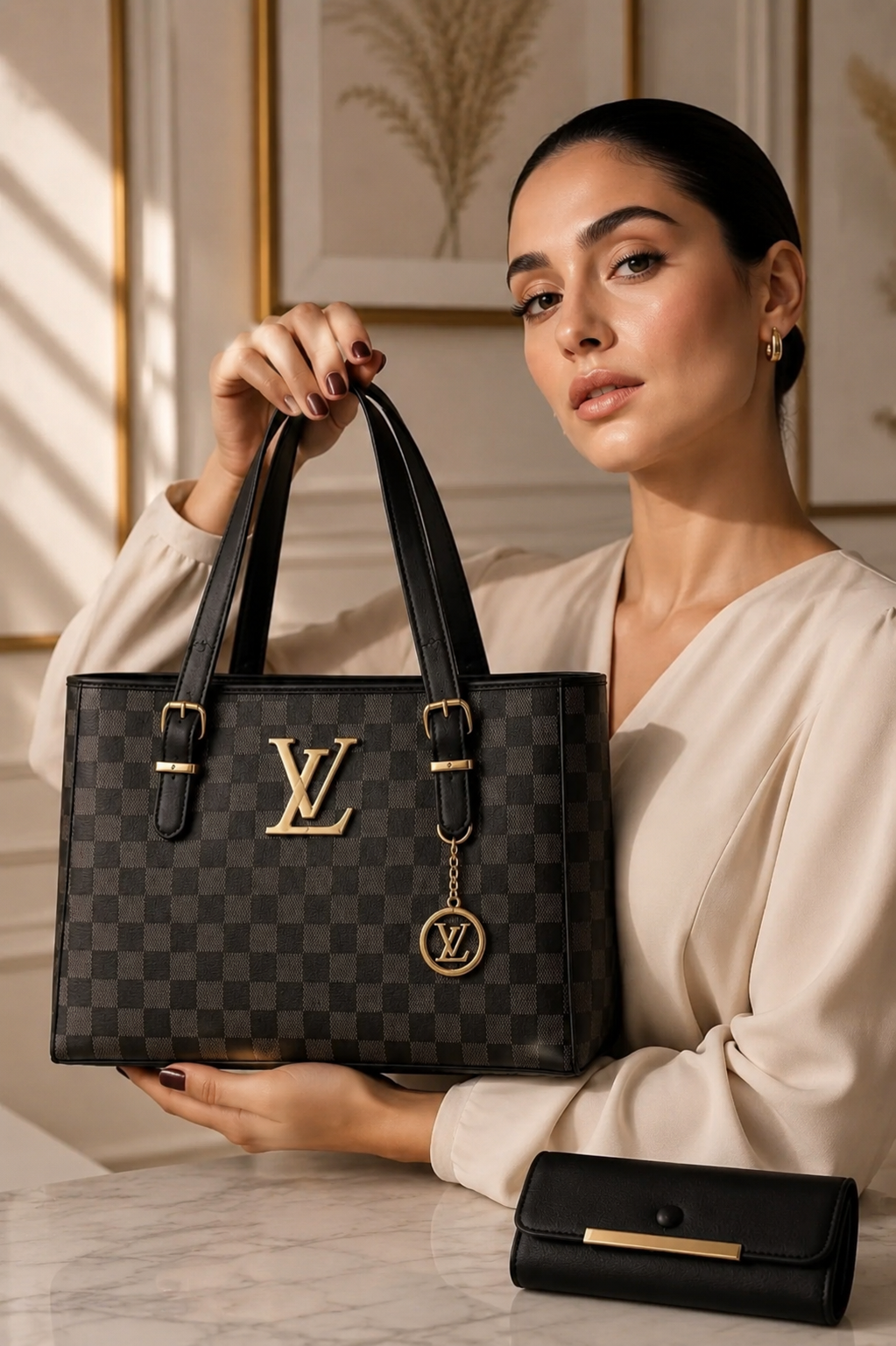 Elevate Your Style with the Louis Vuitton Women's Shoulder Bag Set