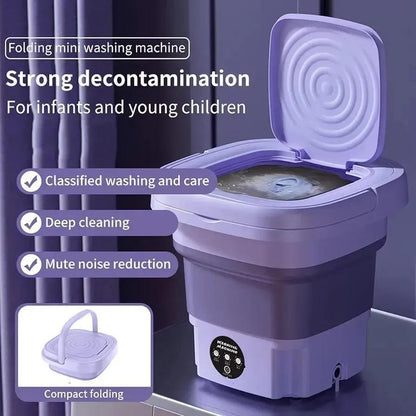 Compact Portable Washing Machine: Your Perfect Laundry Companion on the Go